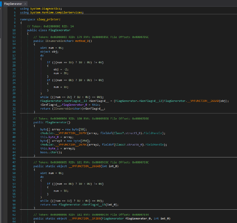 de4dot FlagGenerator